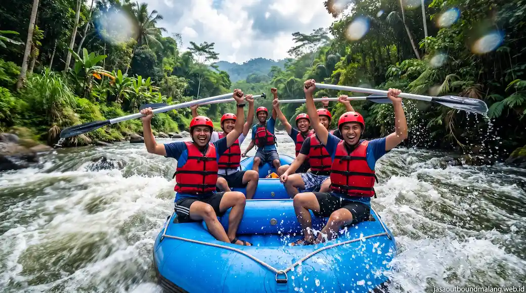 Paket Combo Rafting dan Outbound Kasembon Malang 2026