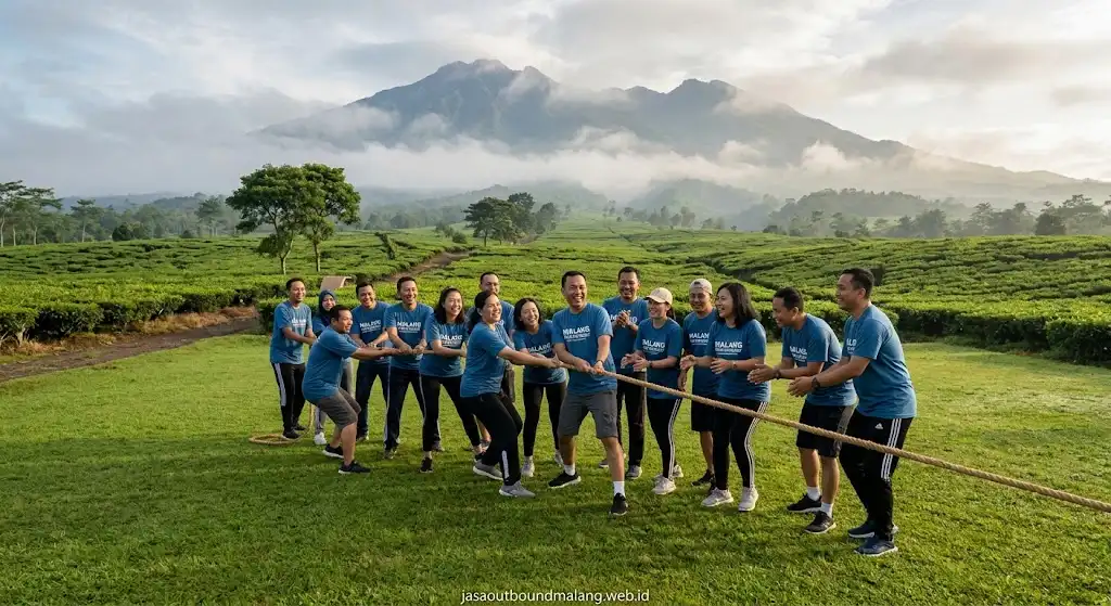 Paket Outbound Agrowisata Kebun Teh Wonosari Singosari Malang 2026