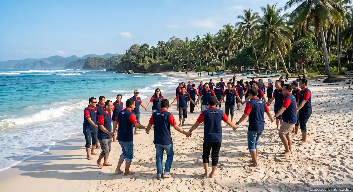 Paket Outbound Pantai Sumbermanjing Wetan Malang 2026