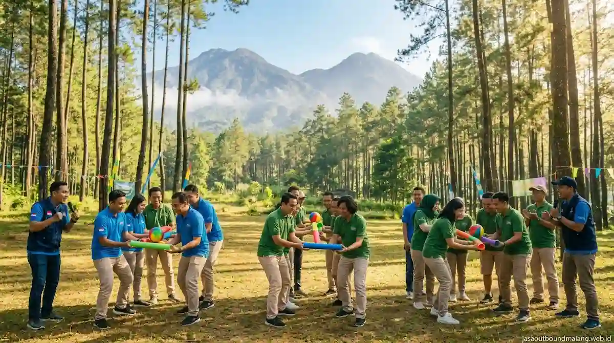7 Rekomendasi Game Outbound Team Building Seru di Batu Malang 2026